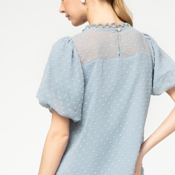 Swiss Dot Blouse - Picture 4 of 4